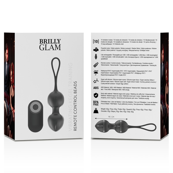 BRILLY GLAM Palline Vibranti KEGEL con Telecomando