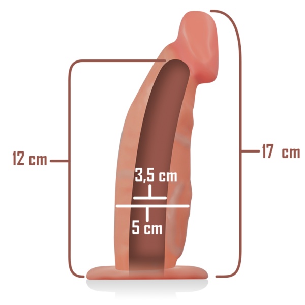 Couple Toys Con DILDO 18 X 3,5 CM