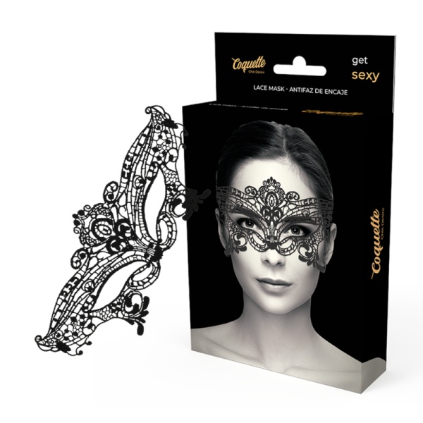 Maschera COQUETTE CHIC DESIRE In Pizzo NERO