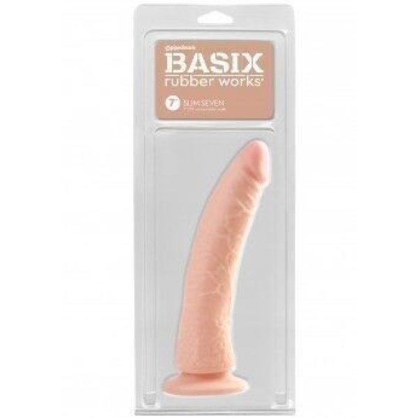 Dildo Slim Basix 7 pollici con ventosa