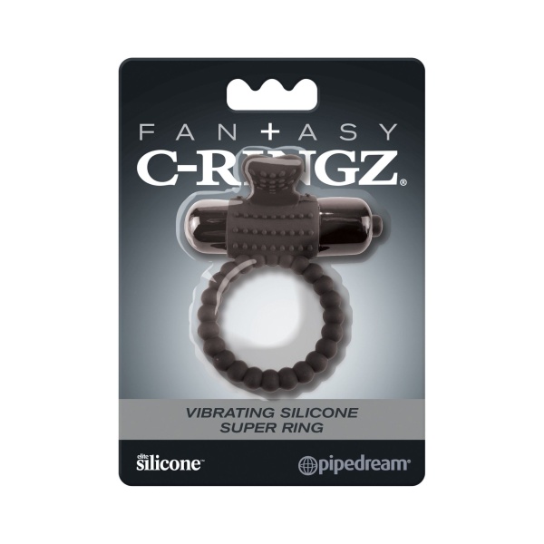 Anello Super Vibrante Fantasy C Ring Nero