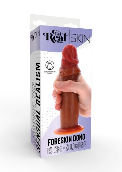 Sexyshop online Killmeoflove 11201 CARAMEL 02 Foreskin Dong Realistic Caramel