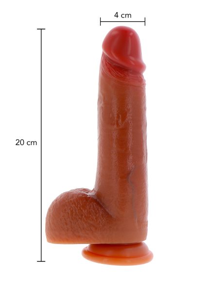 Sexyshop online Killmeoflove 11204 CARAMEL 07 Foreskin Realistic Dildo Caramel